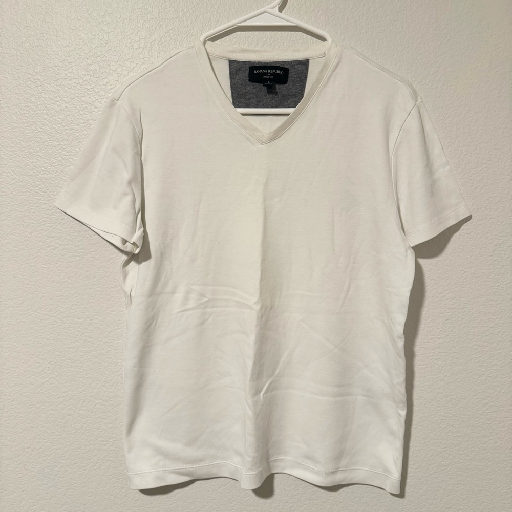 men banana republic v neck short sleeve t shirt top